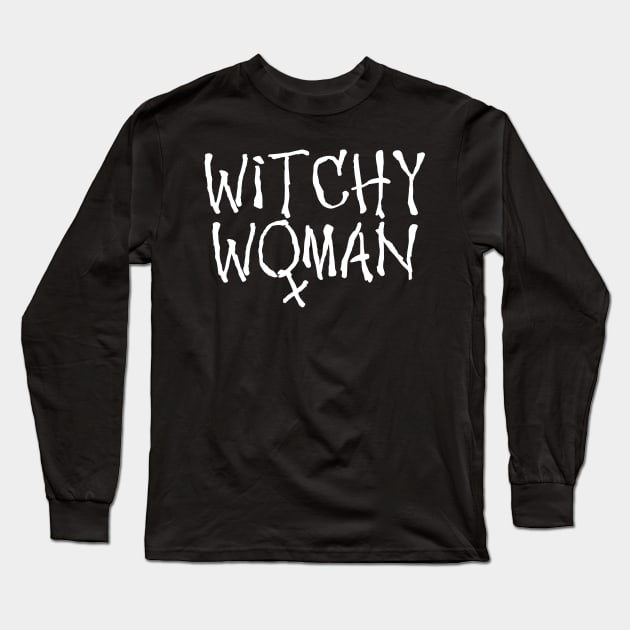 Wiccan Occult Witchcraft Witchy Woman Long Sleeve T-Shirt by ShirtFace